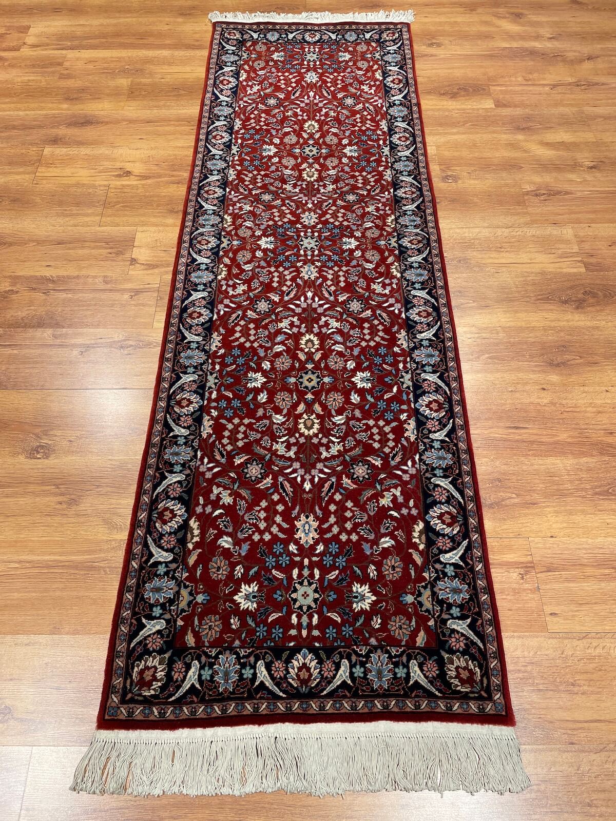 Iran Isfahan Handwoven Runner Rug – 76X245 by Camel Carpet