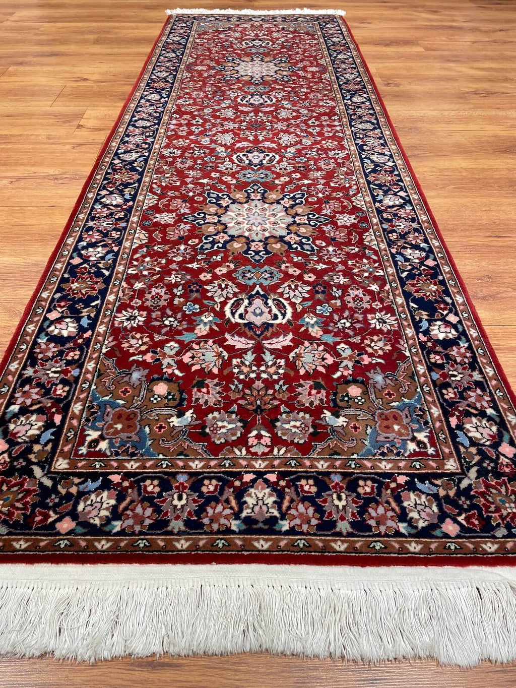 Iran Isfahan Handwoven Runner Rug – 79X247 by Camel Carpet