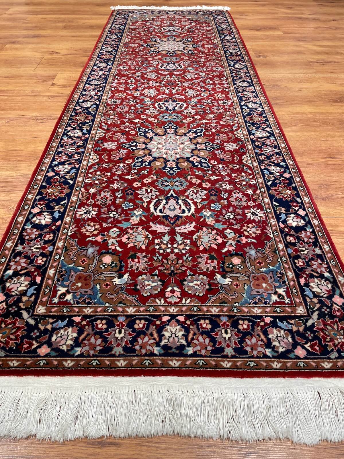 Iran Isfahan Handwoven Runner Rug – 79X247 by Camel Carpet