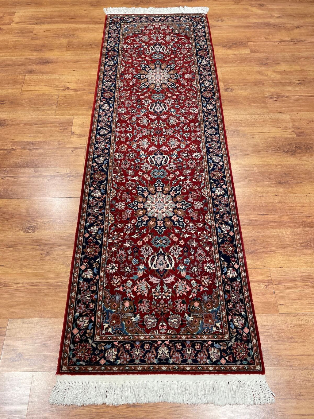 Iran Isfahan Handwoven Runner Rug – 79X247 by Camel Carpet