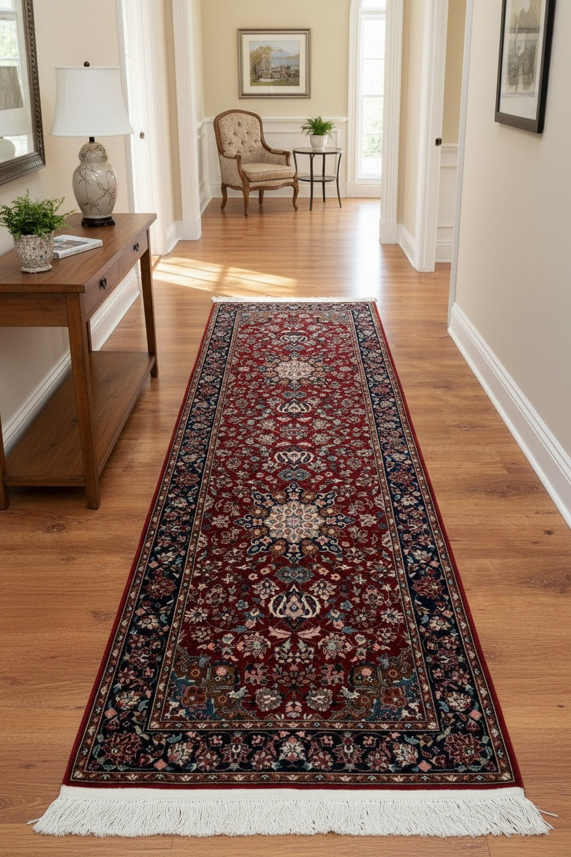 Iran Isfahan Handwoven Runner Rug – 79X247 by Camel Carpet