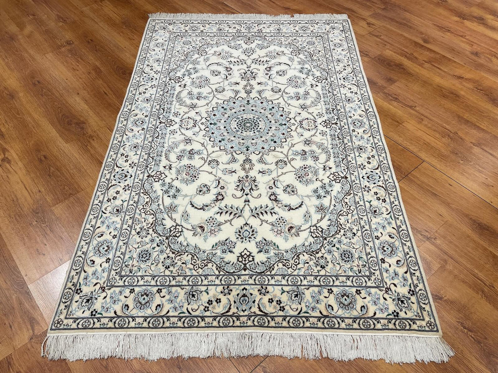 Iran Nain Handwoven Rug – 042172 by Camel Carpet