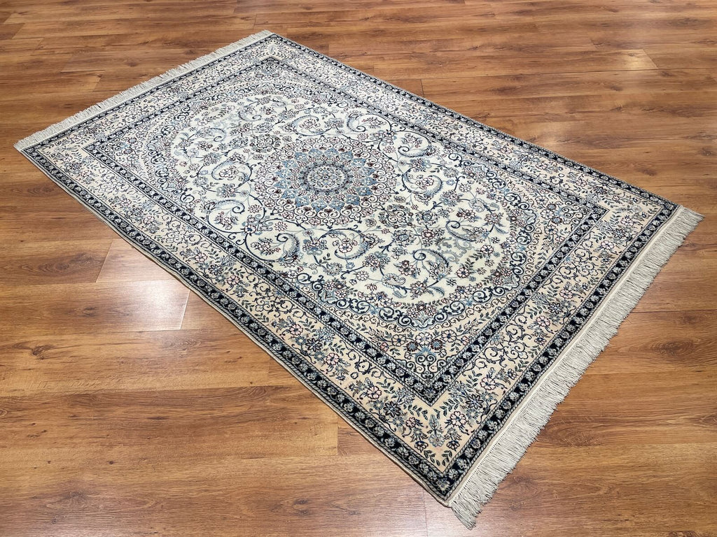 Iran Nain Handwoven Rug – 042173 by Camel Carpet