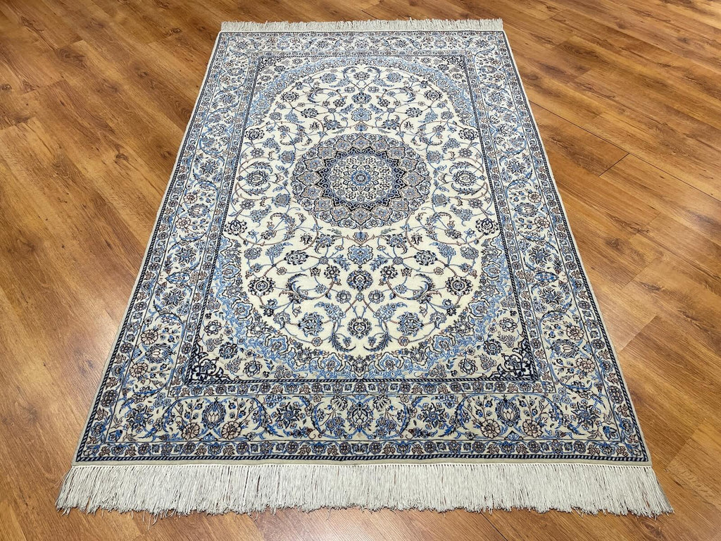 Iran Nain Handwoven Rug – 042171 by Camel Carpet