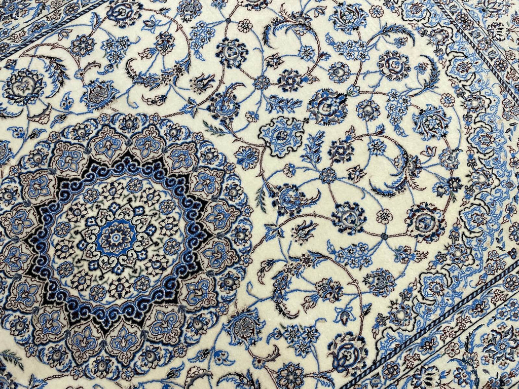 Iran Nain Handwoven Rug – 042171 by Camel Carpet