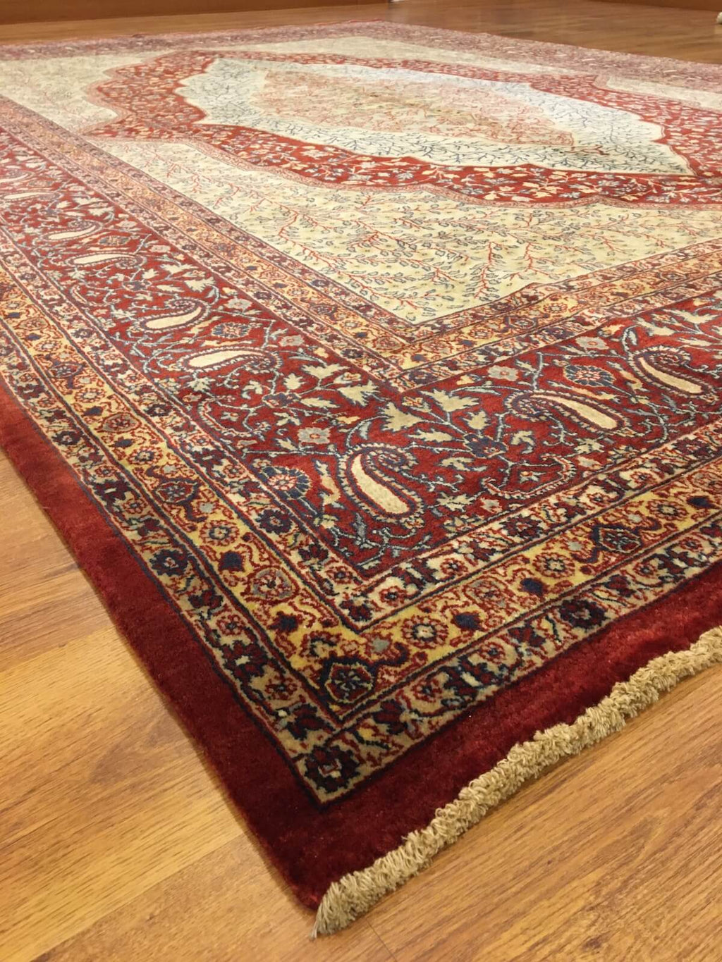 Iran Saruk Handwoven Rug – 275X376 by Camel Carpet