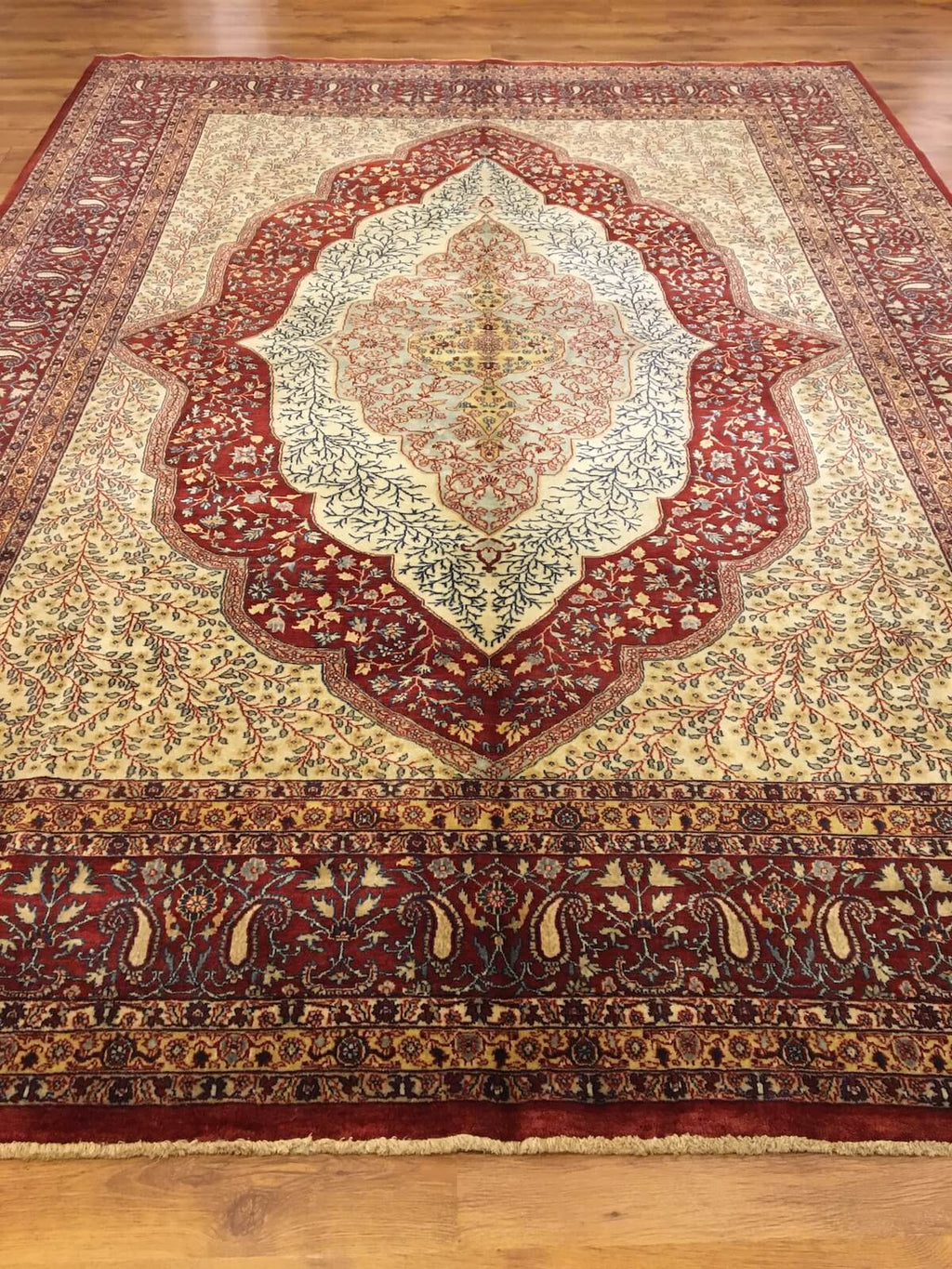 Iran Saruk Handwoven Rug – 275X376 by Camel Carpet