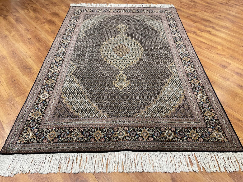 Iran Tebriz Handwoven Rug – 202X302 by Camel Carpet