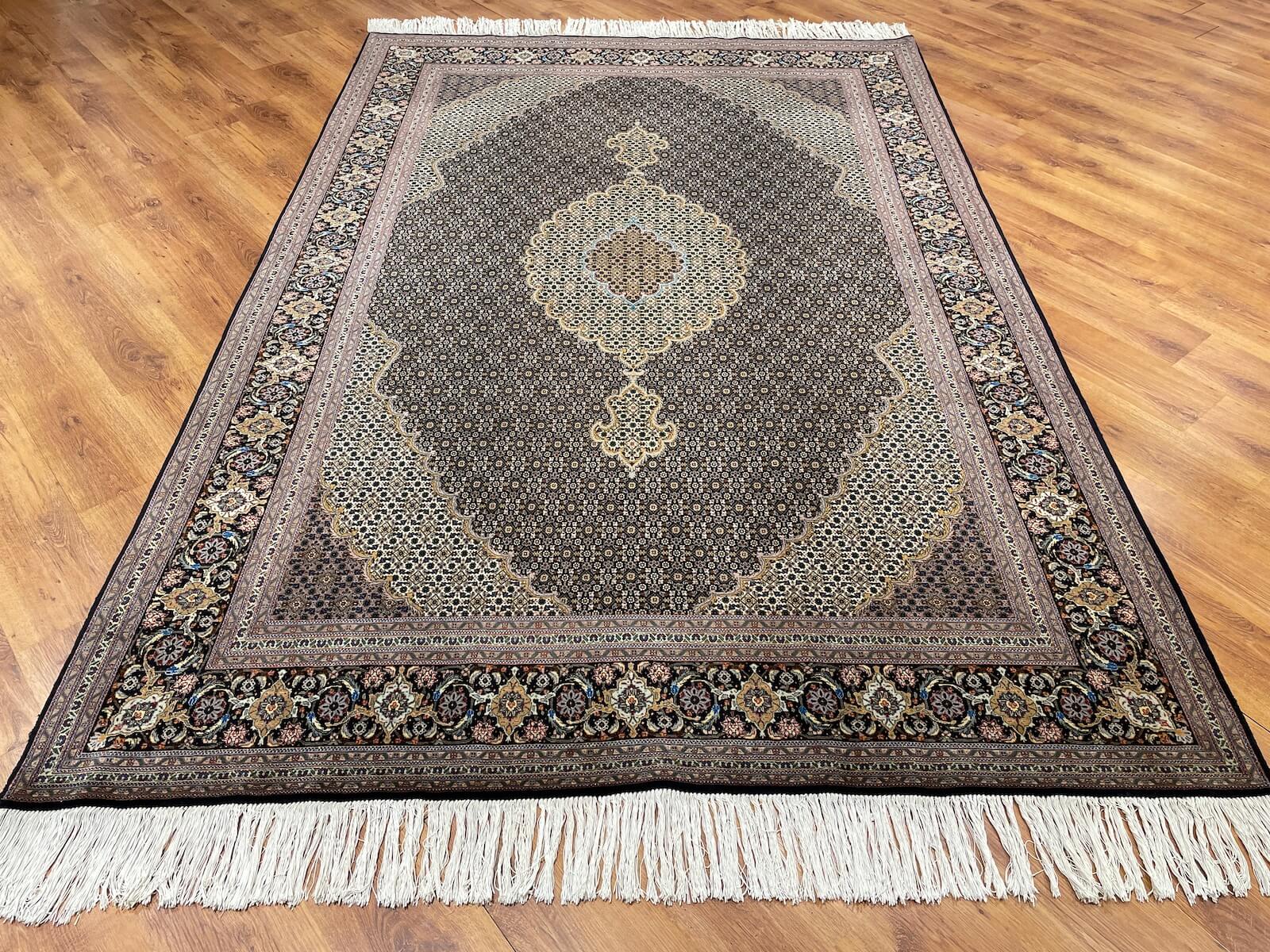 Iran Tebriz Handwoven Rug – 202X302 by Camel Carpet