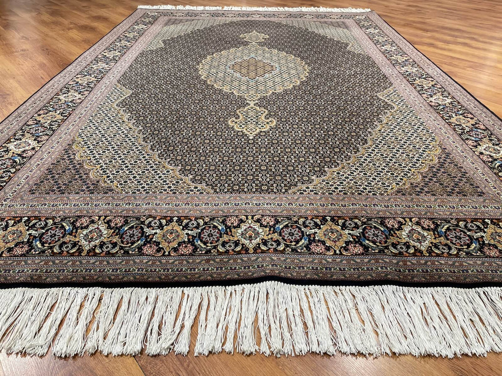 Iran Tebriz Handwoven Rug – 202X302 by Camel Carpet
