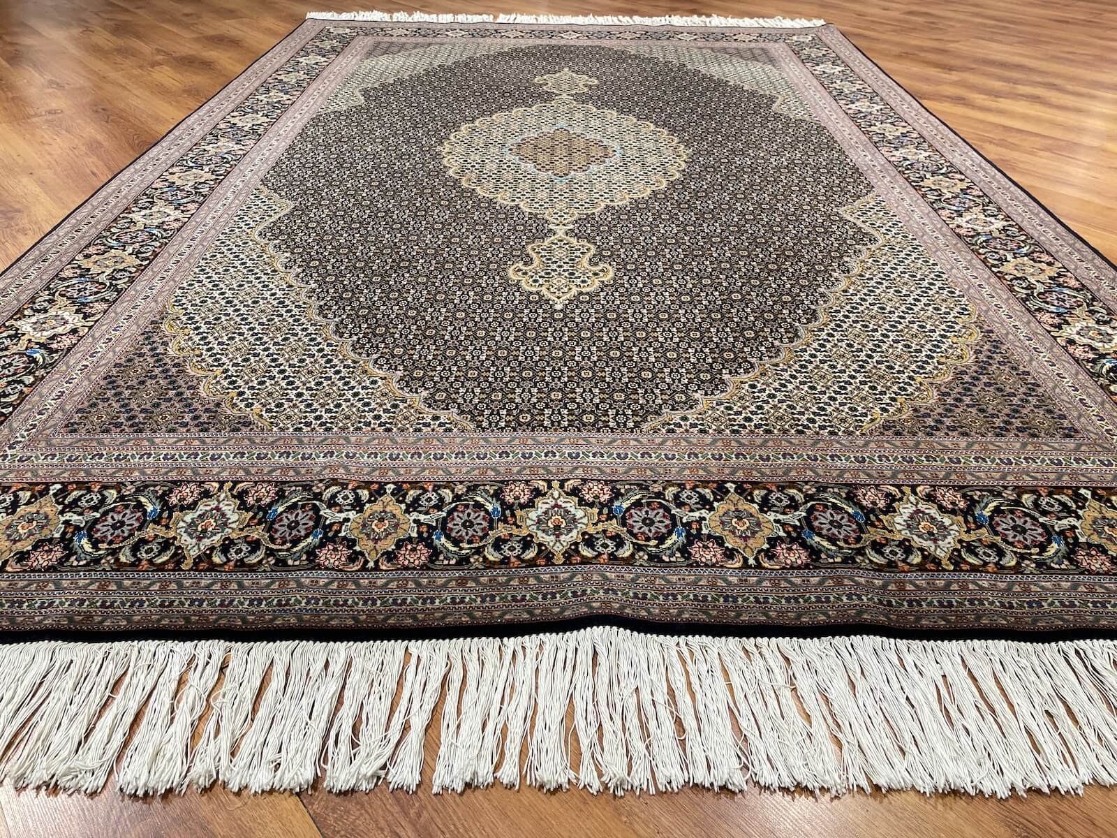 Iran Tebriz Handwoven Rug – 202X302 by Camel Carpet