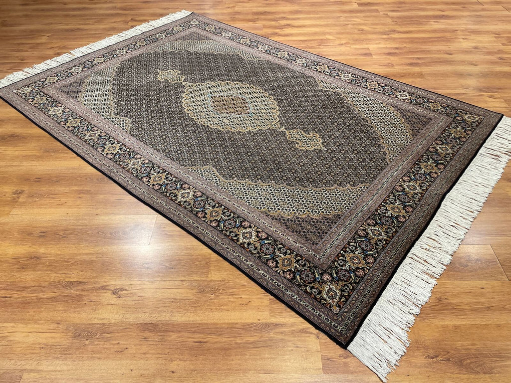 Iran Tebriz Handwoven Rug – 202X302 by Camel Carpet