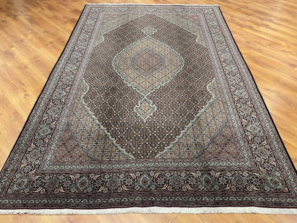 Iran Tebriz Handwoven Rug – 206X309 by Camel Carpet