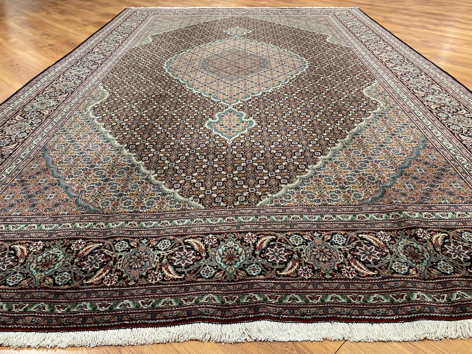 Iran Tebriz Handwoven Rug – 206X309 by Camel Carpet