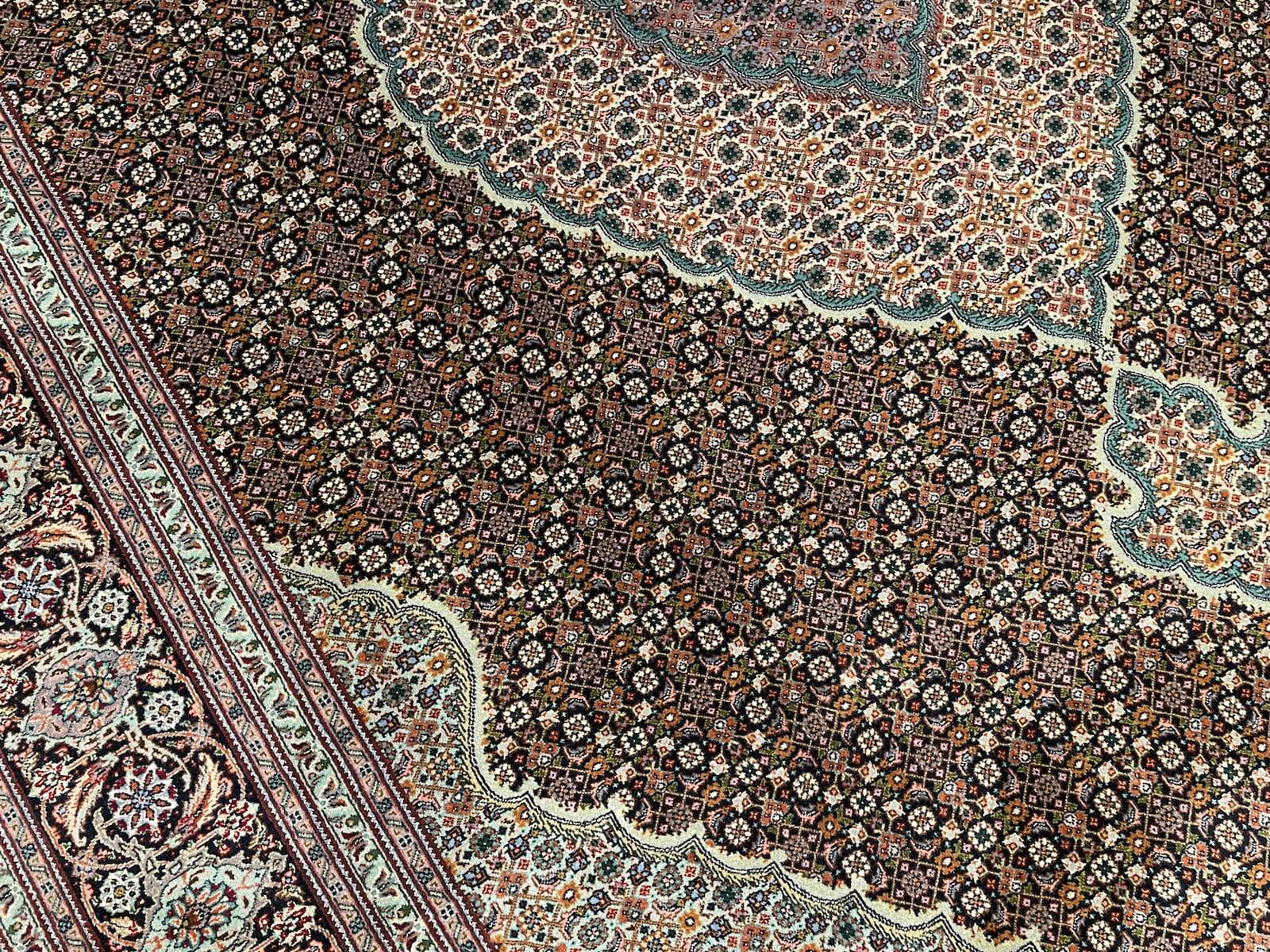 Iran Tebriz Handwoven Rug – 206X309 by Camel Carpet