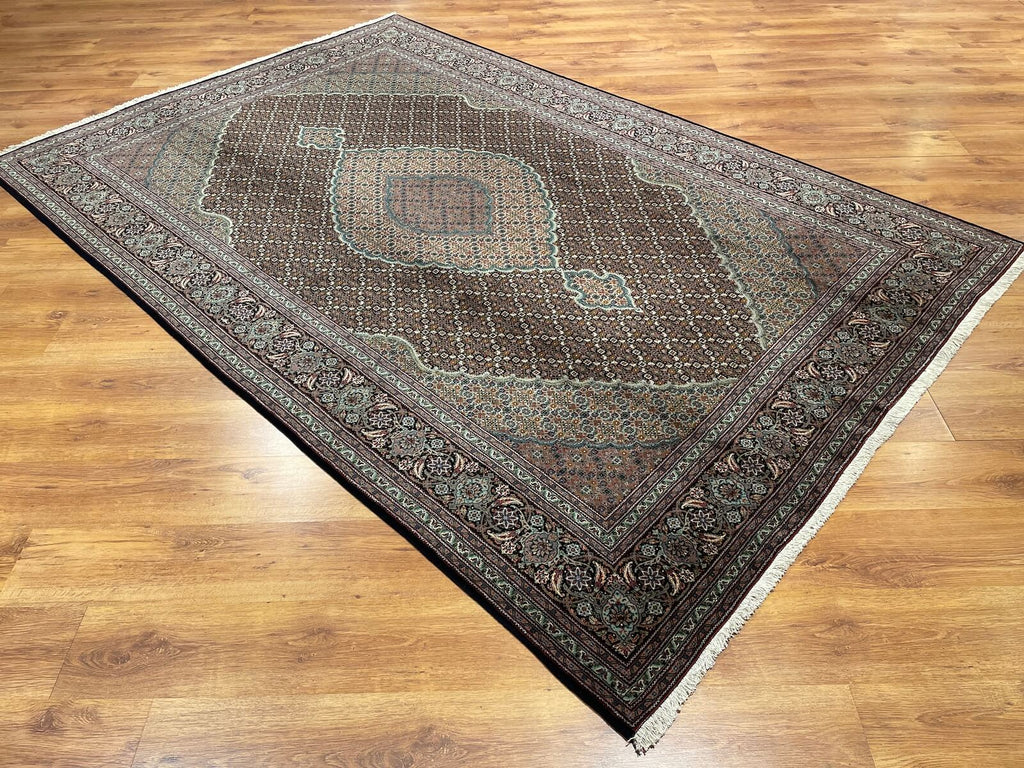 Iran Tebriz Handwoven Rug – 206X309 by Camel Carpet