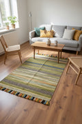 Iskandinav Kilim 02 Green – 120X180 by Camel Carpet