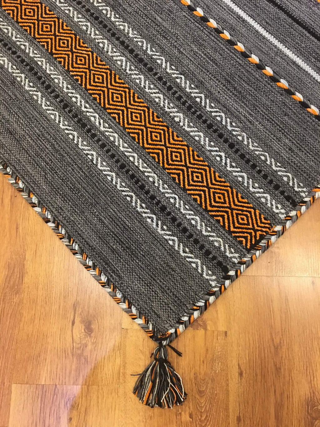 Iskandinav Kilim 03 Koyu Gray – 120X180 by Camel Carpet