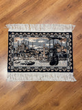 Istanbul Temali Tablo Bamboo Rug – 40X60 by Camel Carpet