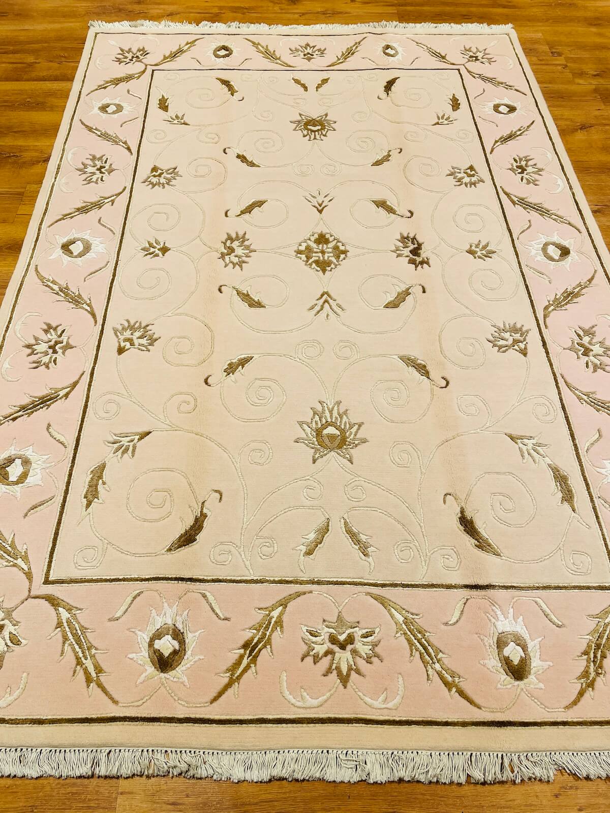 Kaftan Series Nepal Handwoven Rug – 045732 by Camel Carpet