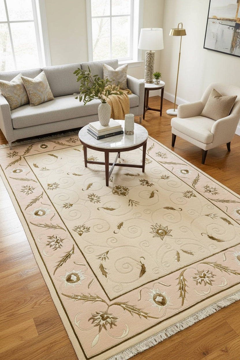 Kaftan Series Nepal Handwoven Rug – 045732 by Camel Carpet