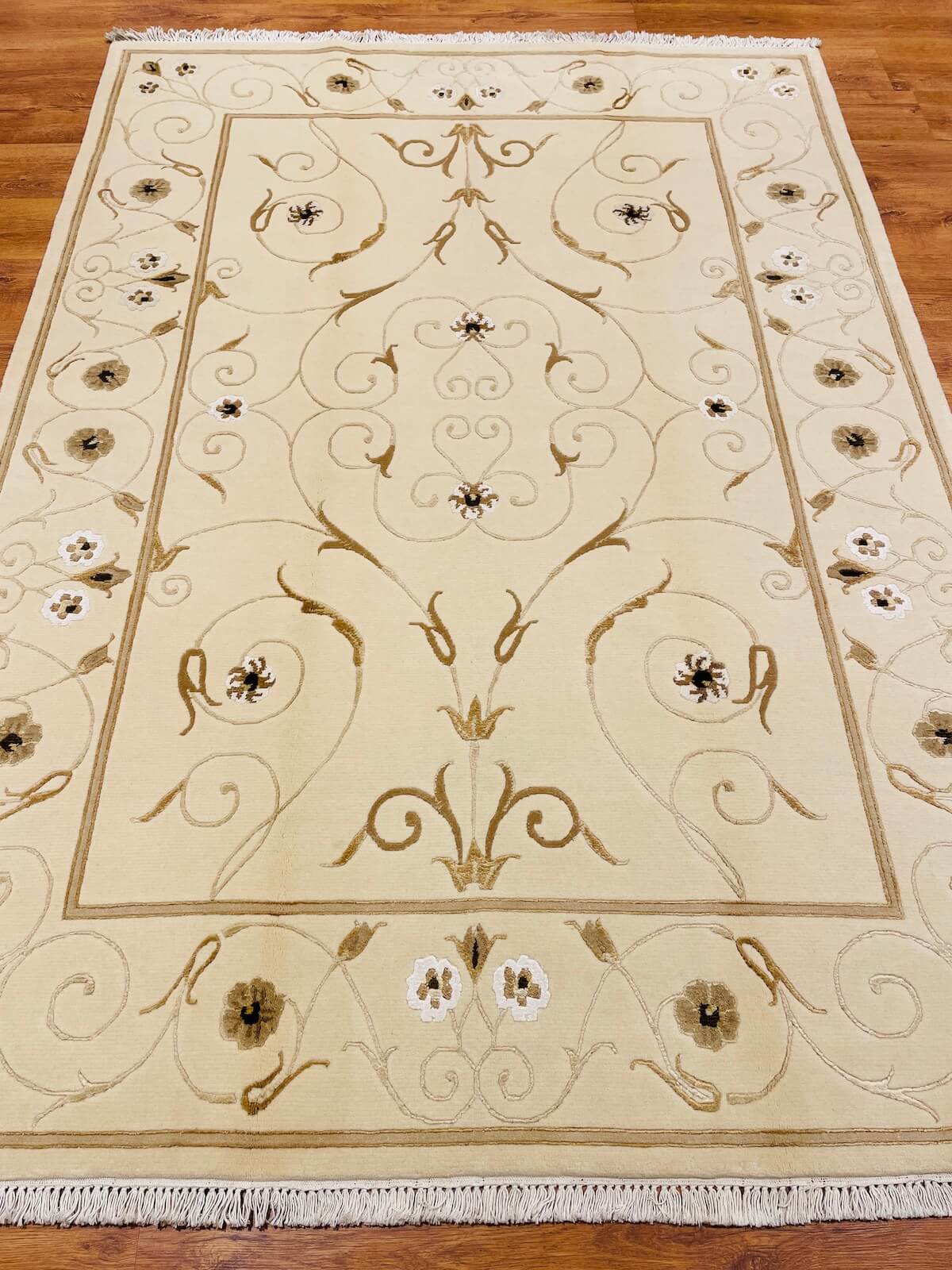 Kaftan Series Nepal Handwoven Rug – 045732 by Camel Carpet