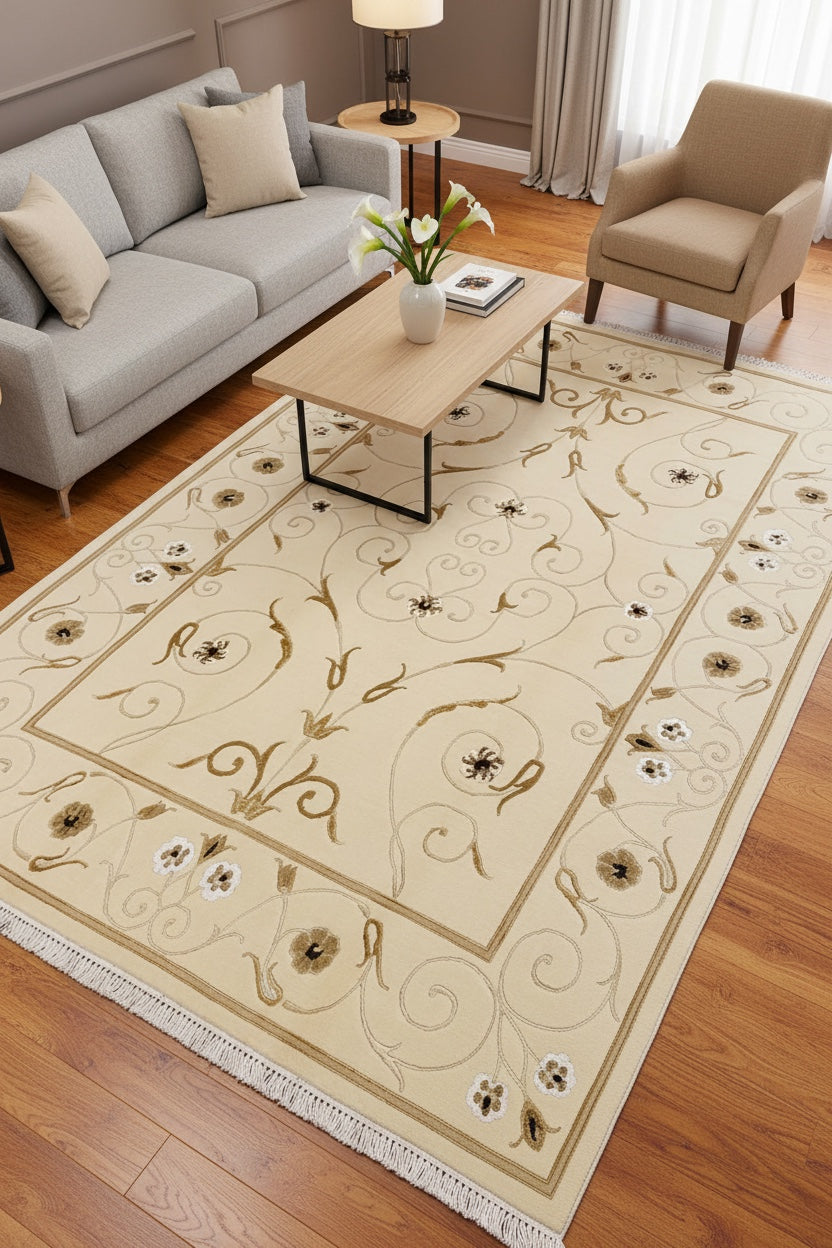 Kaftan Series Nepal Handwoven Rug – 045732 by Camel Carpet