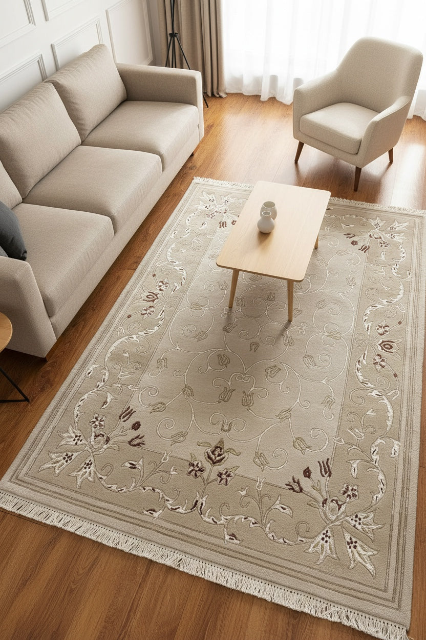 Kaftan Series Nepal Handwoven Rug by Camel Carpet
