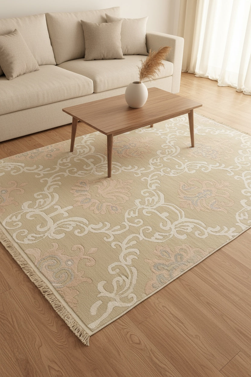 Kaftan Series Nepal Handwoven Rug – 056014 by Camel Carpet