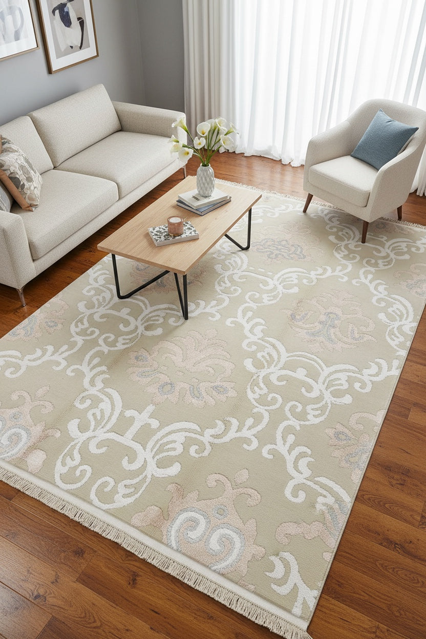Kaftan Series Nepal Handwoven Rug – 172X235 by Camel Carpet