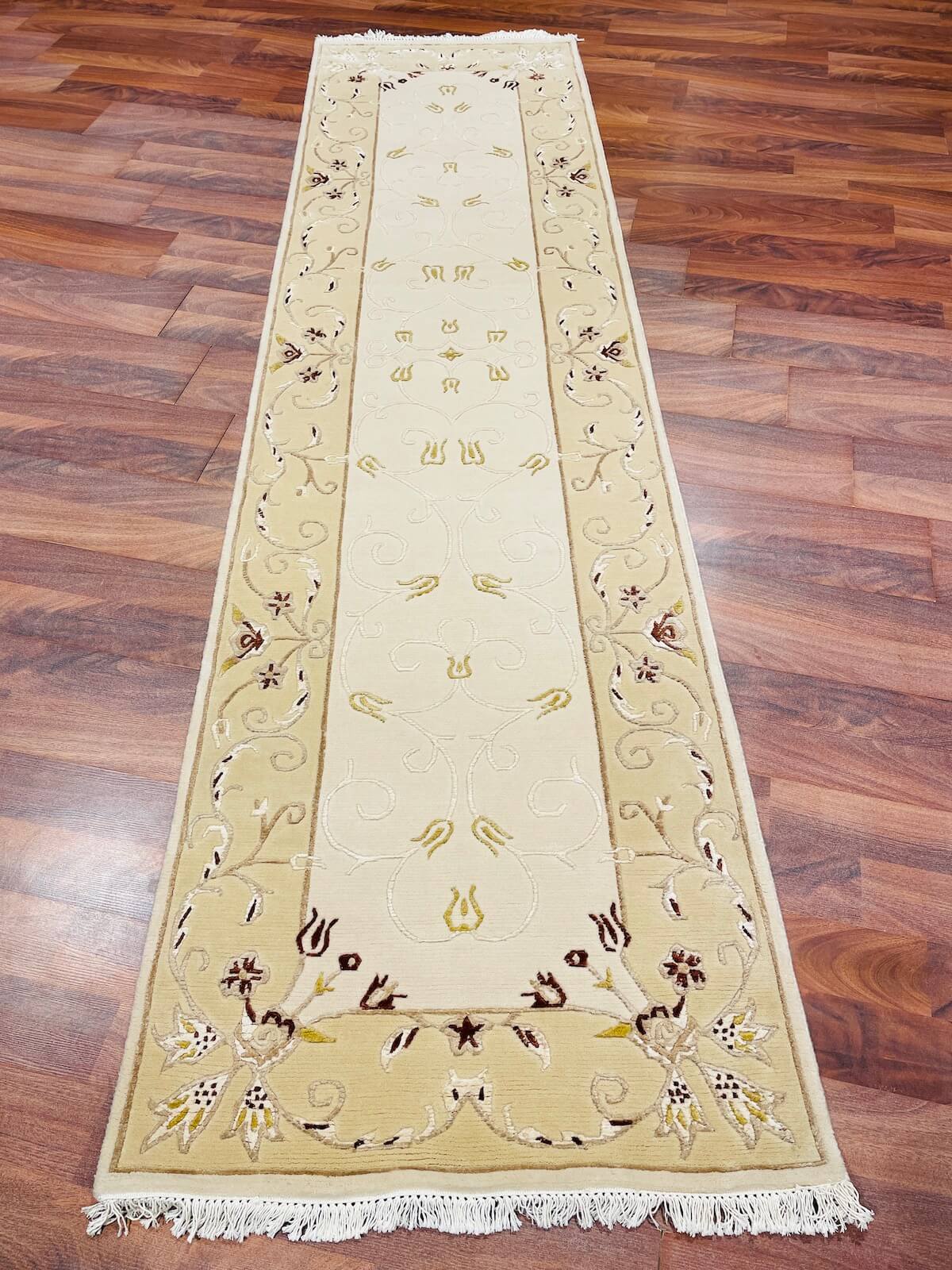 Kaftan Series Nepal Handwoven Runner Rug by Camel Carpet
