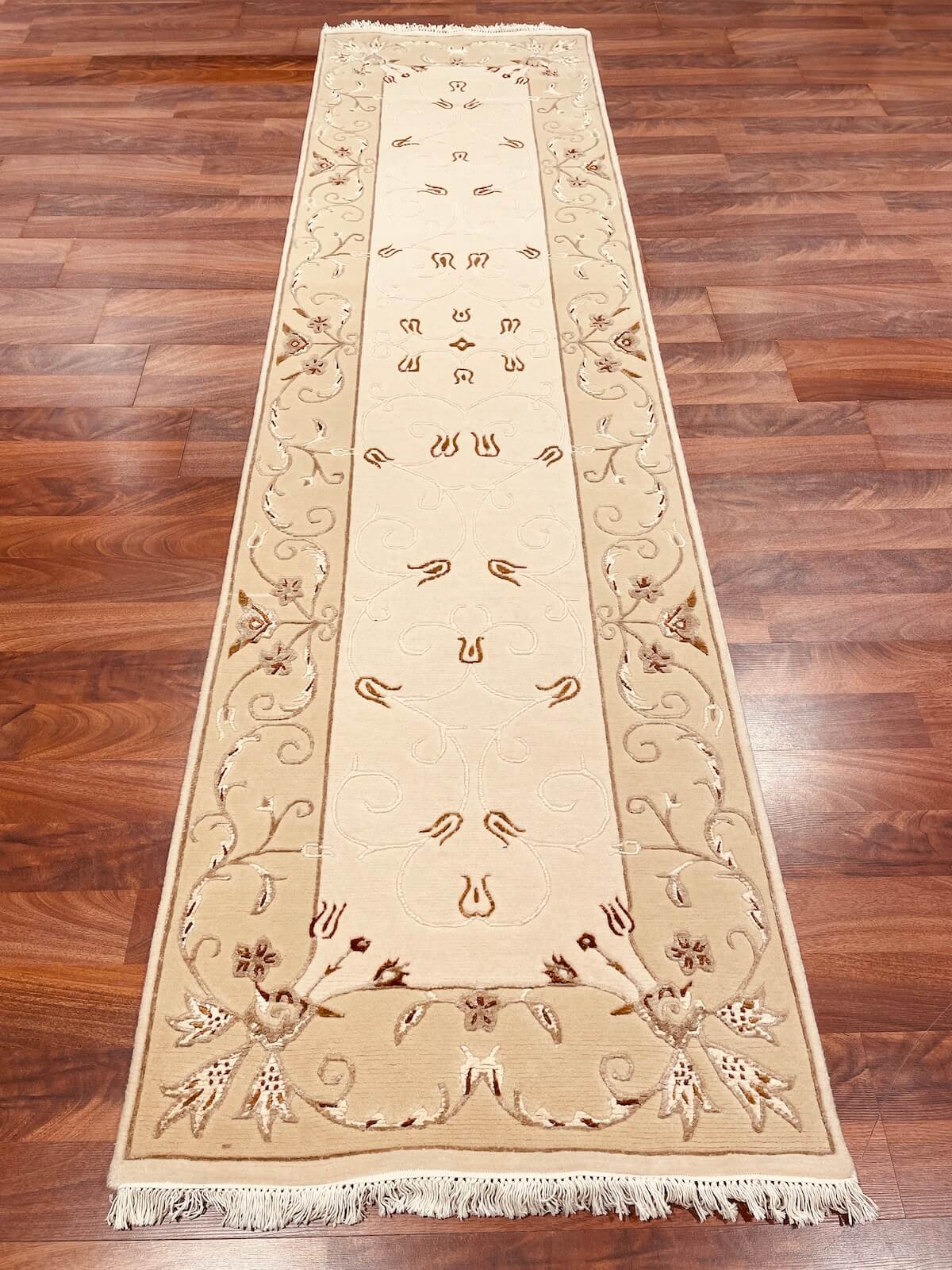 Kaftan Series Nepal Handwoven Runner Rug – 80X300 by Camel Carpet