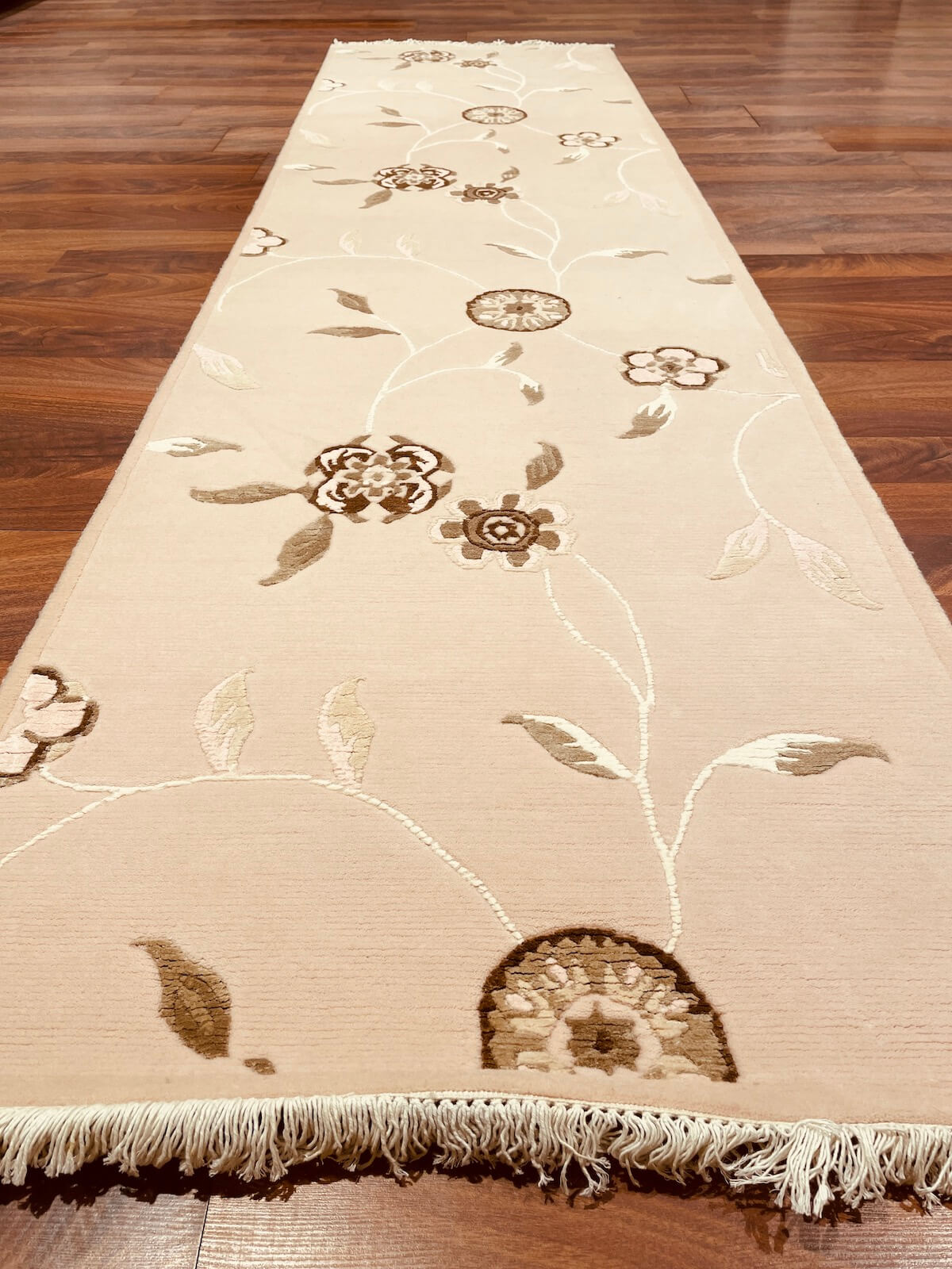 Kaftan Series Nepal Handwoven Runner Rug by Camel Carpet