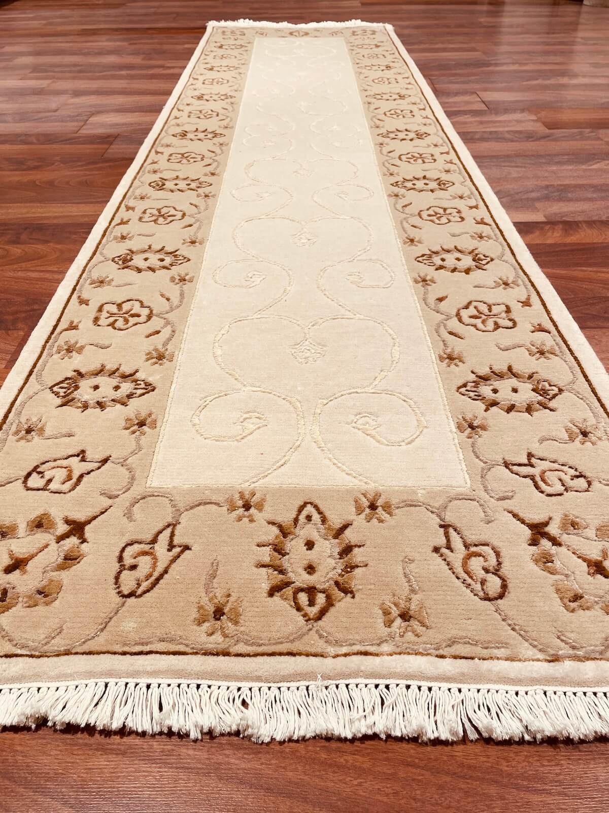 Kaftan Series Nepal Handwoven Runner Rug by Camel Carpet