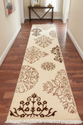 Kaftan Series Nepal Handwoven Runner Rug by Camel Carpet