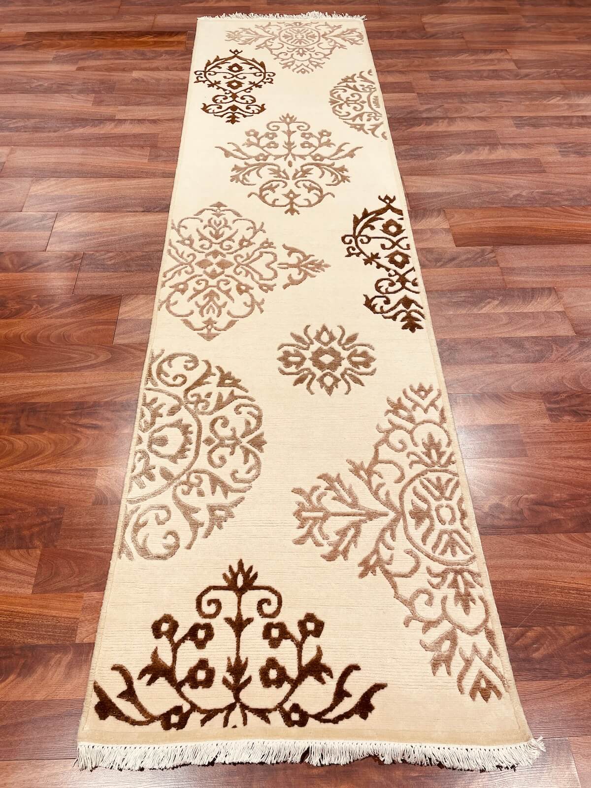 Kaftan Series Nepal Handwoven Runner Rug by Camel Carpet