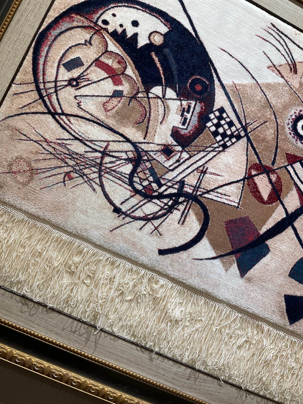 Kandinski Wall Art Rug – 79X99 by Camel Carpet
