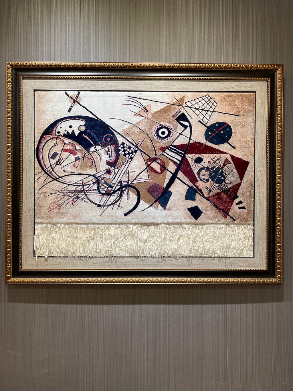 Kandinski Wall Art Rug – 79X99 by Camel Carpet