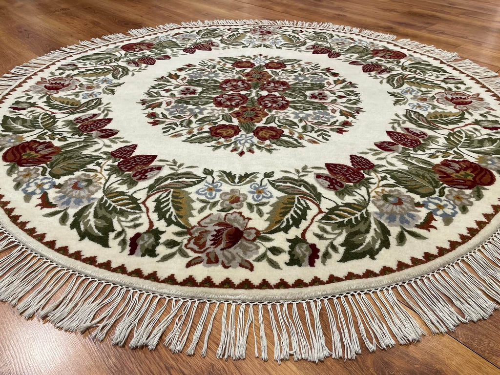 Karabag Handwoven Round Rug – 153X153 by Camel Carpet