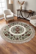 Karabag Handwoven Round Rug – 153X153 by Camel Carpet