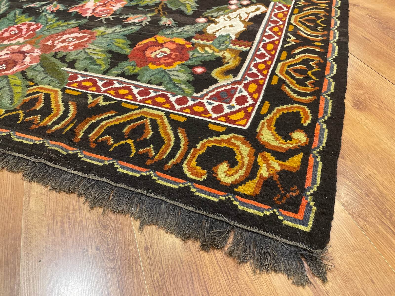 Original Eski Karabag Handwoven Kilim – 193X324 by Camel Carpet