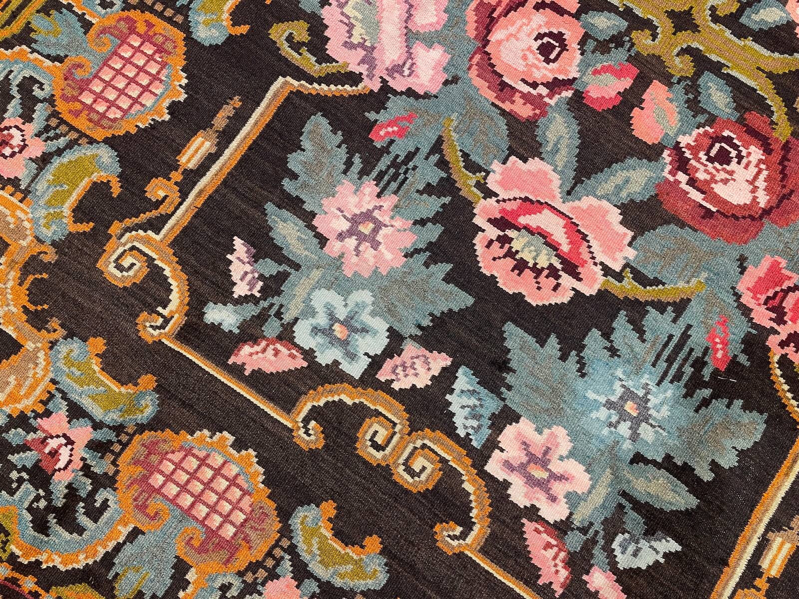 Original Eski Karabag Handwoven Kilim – 187X248 by Camel Carpet