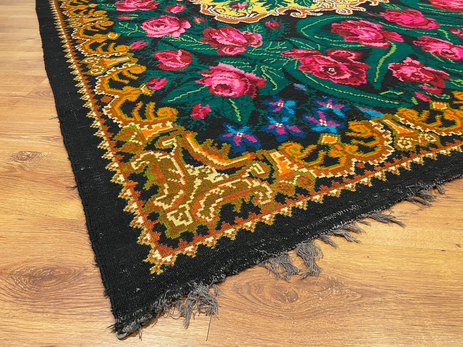 Original Eski Karabag Handwoven Kilim – 259X420 by Camel Carpet