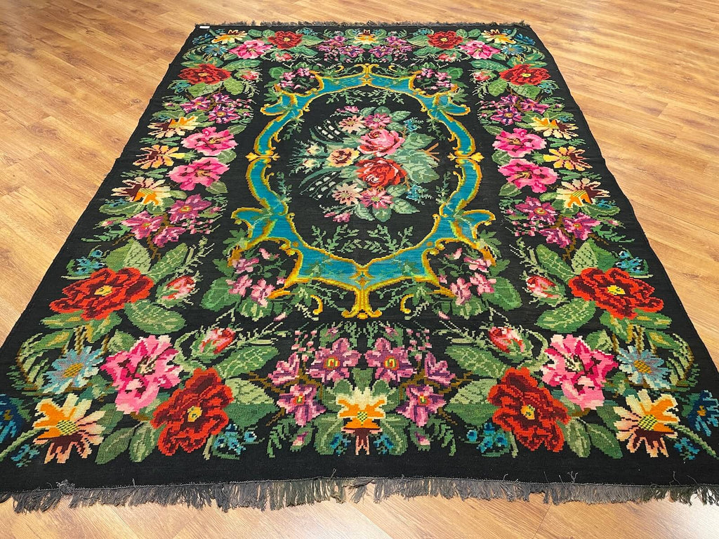 Original Eski Karabag Handwoven Kilim – 230X313 by Camel Carpet