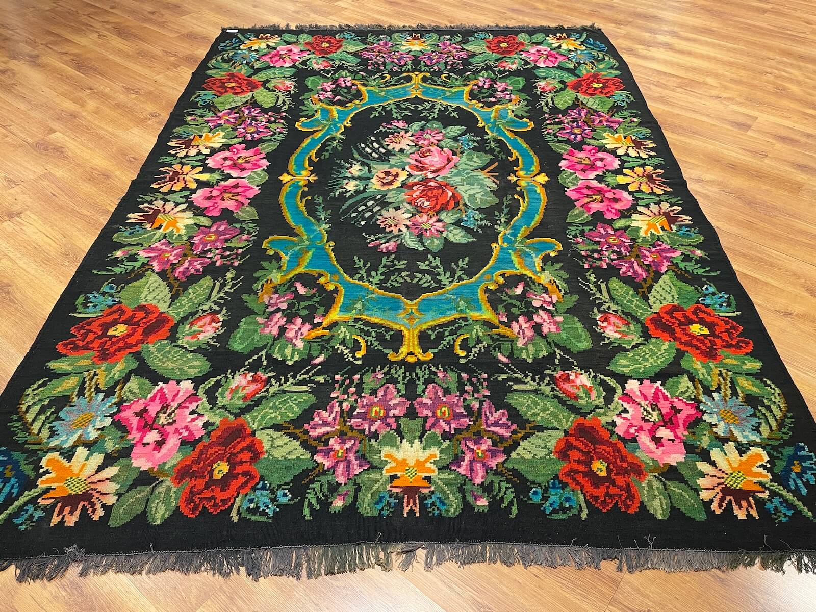 Original Eski Karabag Handwoven Kilim – 230X313 by Camel Carpet