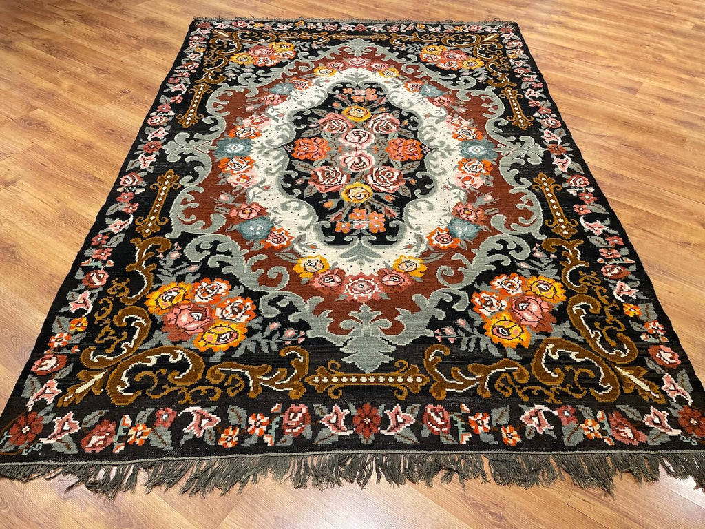 Original Eski Karabag Handwoven Kilim – 210X295 by Camel Carpet