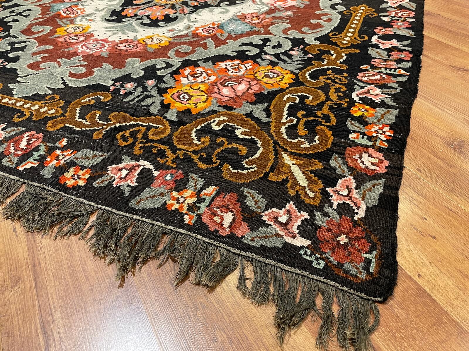 Original Eski Karabag Handwoven Kilim – 210X295 by Camel Carpet