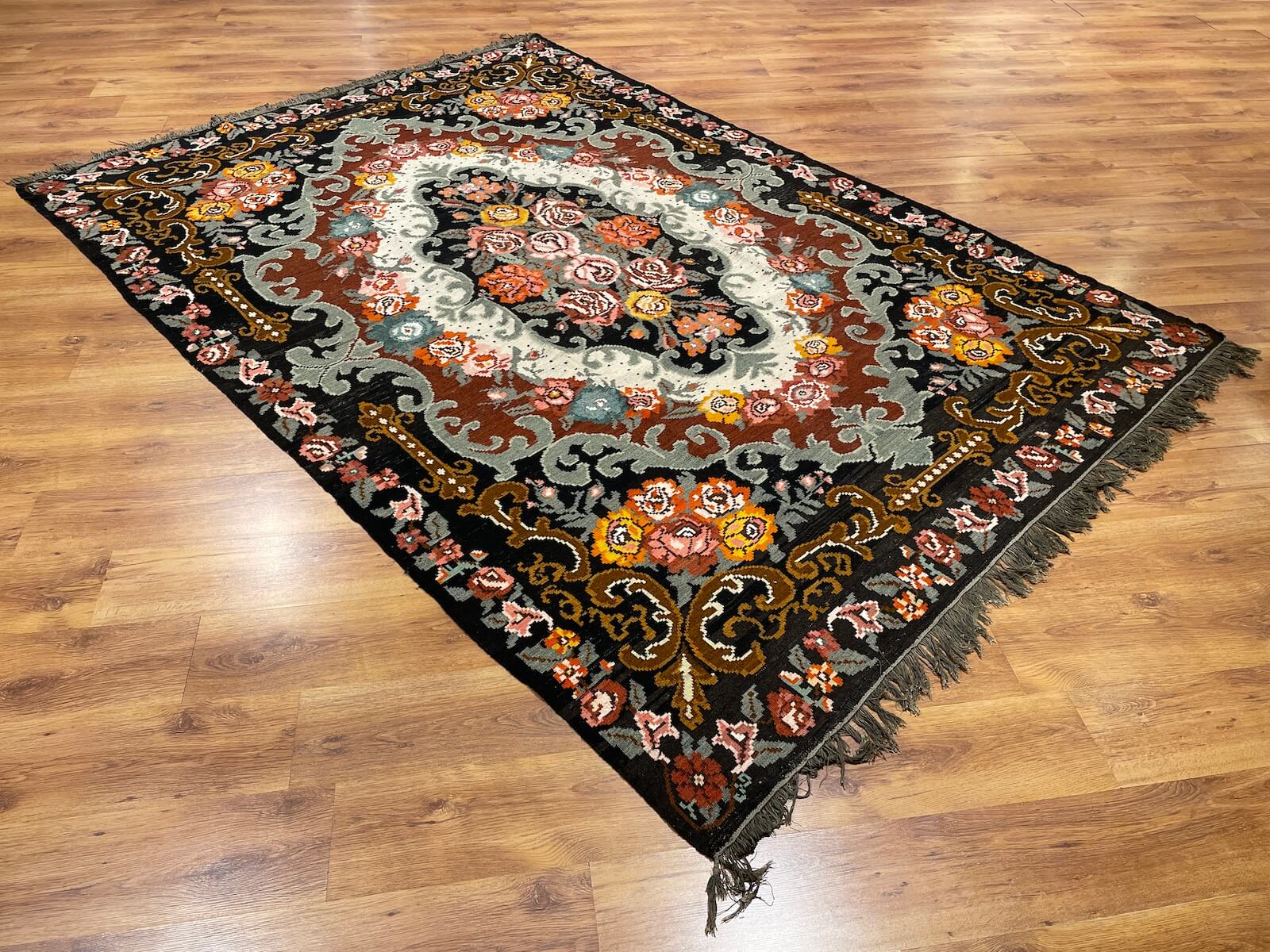 Original Eski Karabag Handwoven Kilim – 210X295 by Camel Carpet
