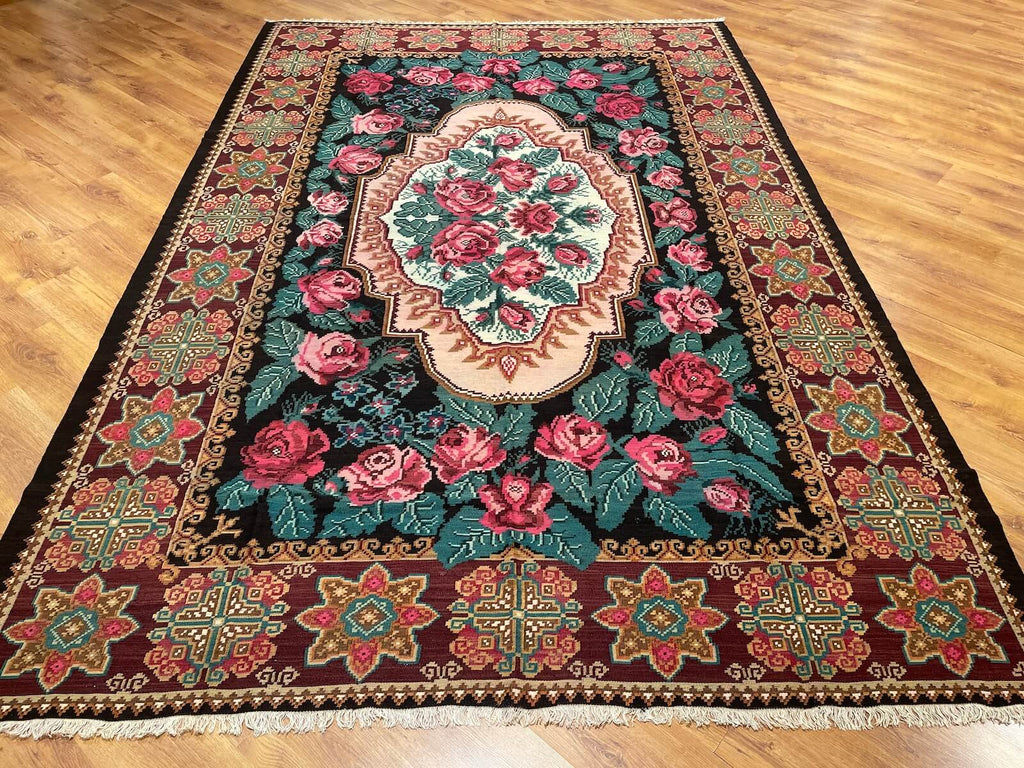 Original Eski Karabag Handwoven Kilim – 245X354 by Camel Carpet