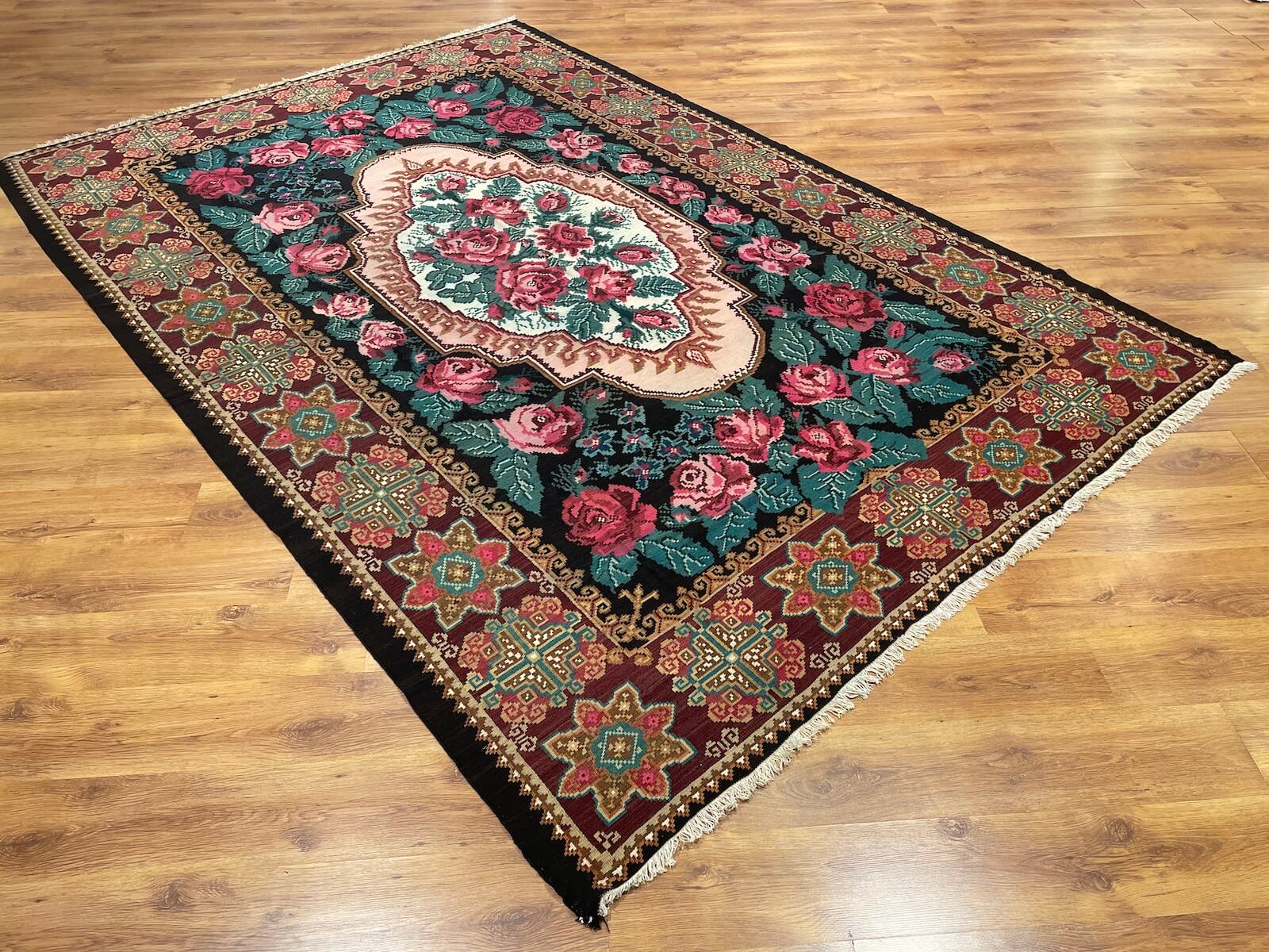 Original Eski Karabag Handwoven Kilim – 245X354 by Camel Carpet